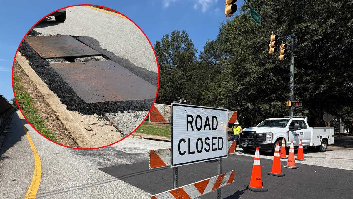 Ramp from Stone Avenue to I-385 closed due to sinkhole