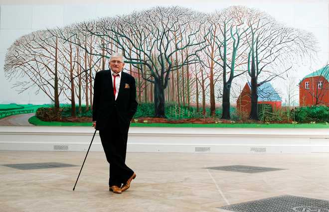 British artist David Hockney