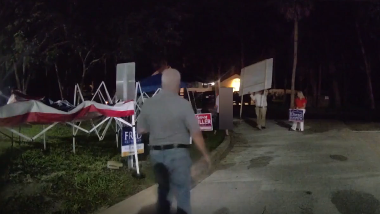 Edgewater mayor denies battery claim after campaign sign dispute