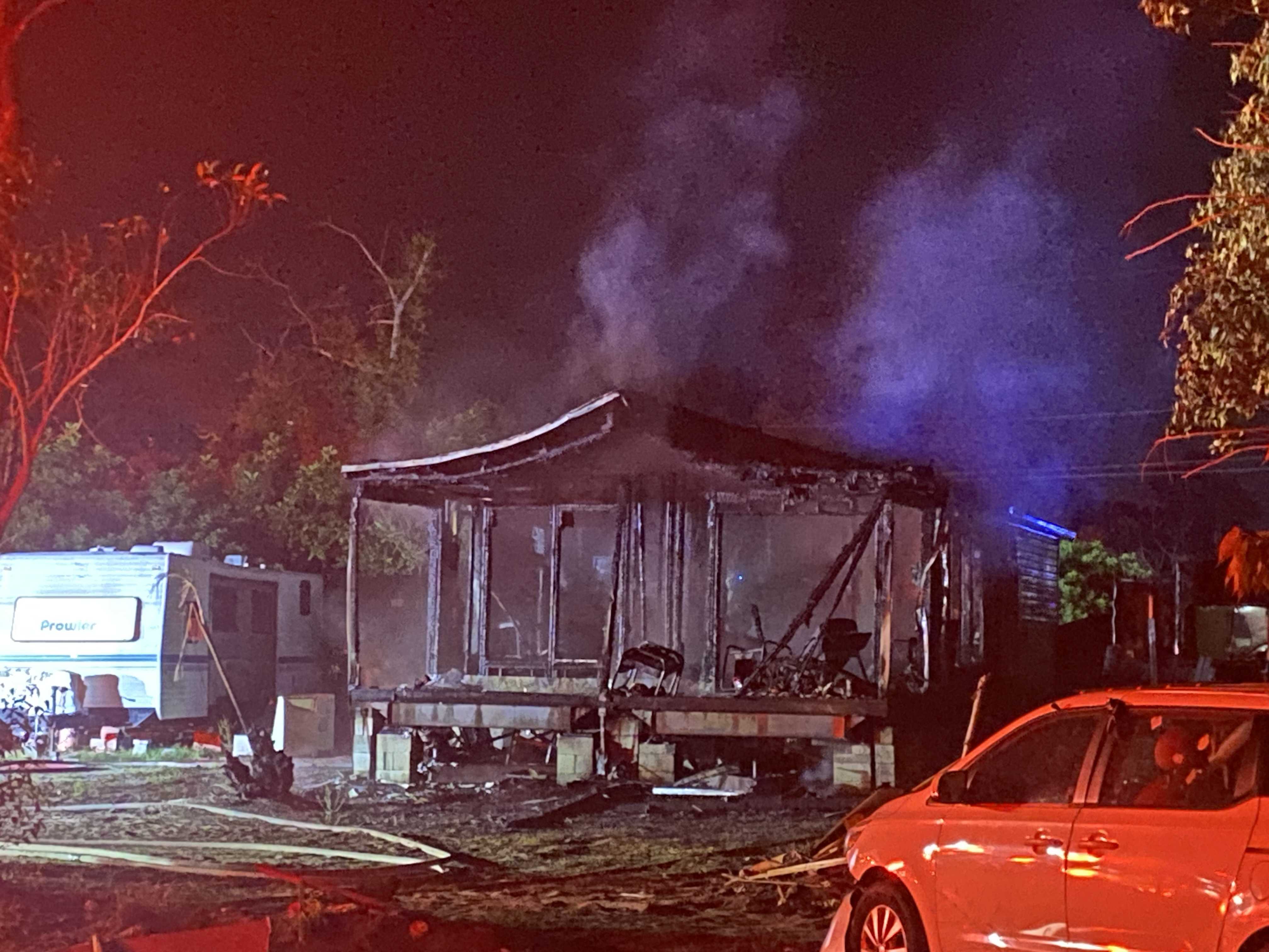 Fire destroys home in Suncoast Estates | Naples FM Talk