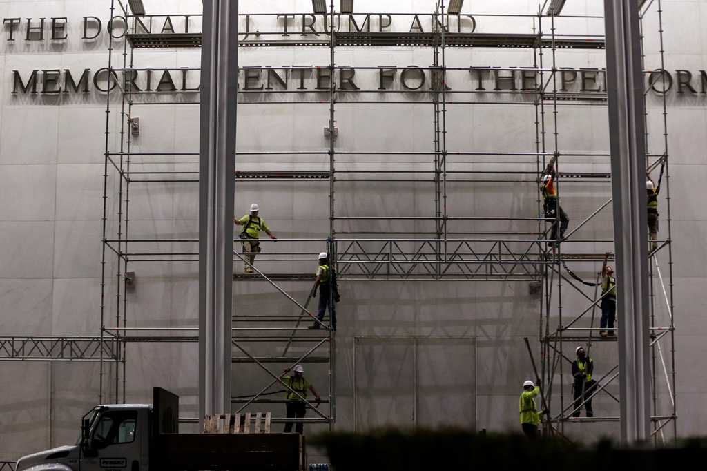 Trump's name removed from Kennedy Center after judge denies last-minute move to keep it