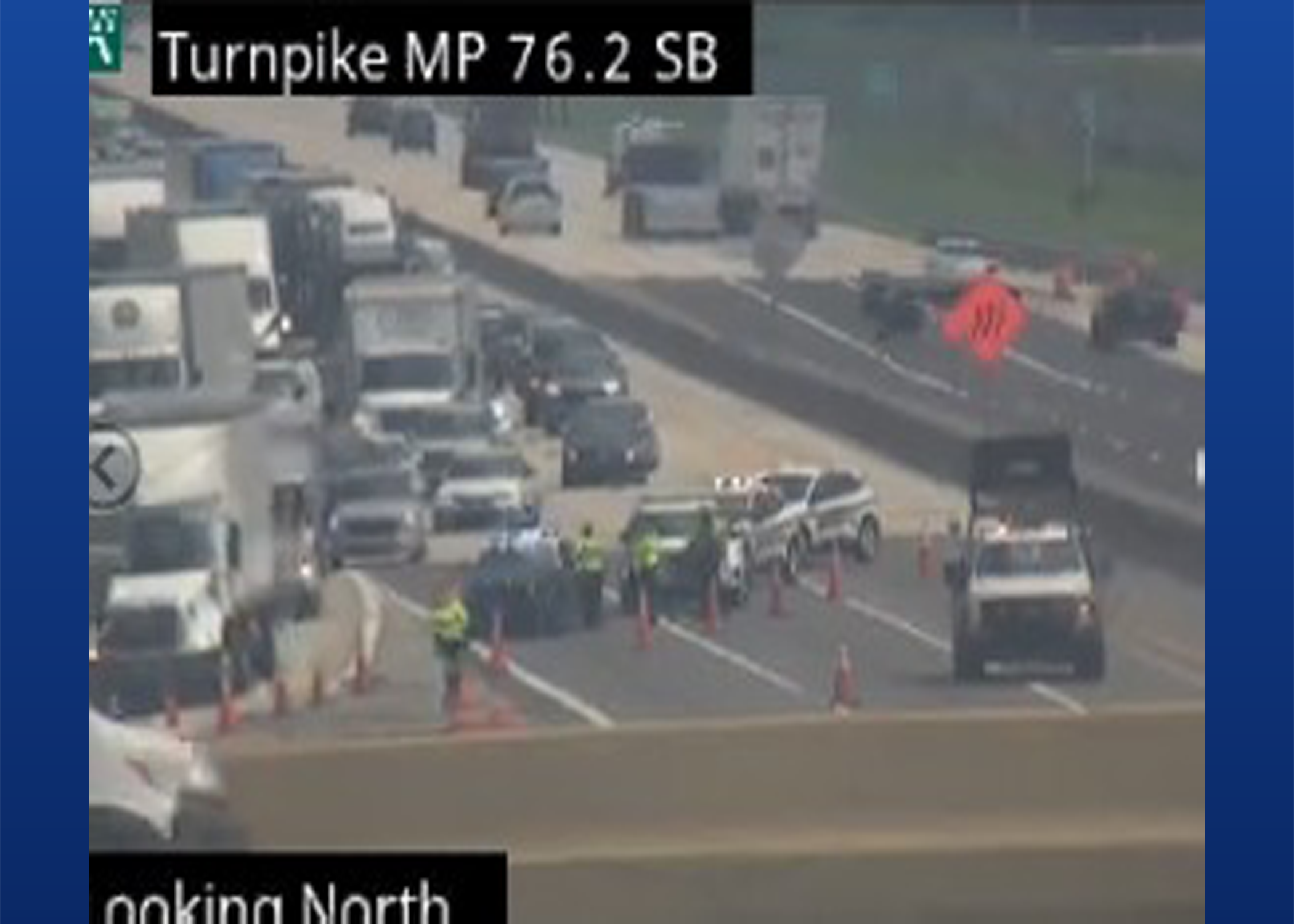 Gas leak impacts traffic on Florida’s Turnpike in Boca Raton