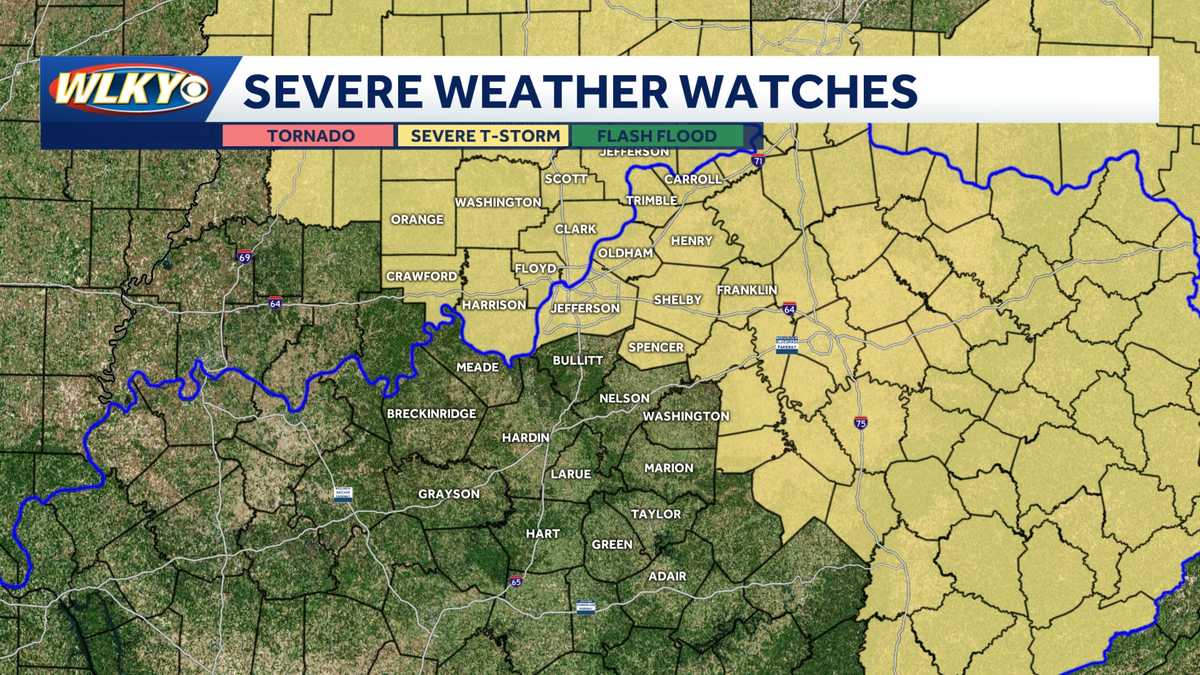 Louisville | Evening storm chances; damaging wind, flooding threats