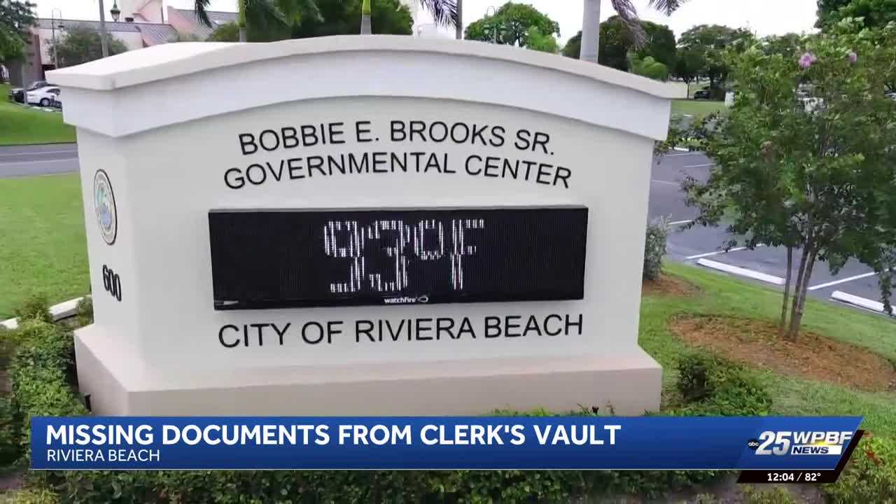 Riviera Beach investigates missing documents from city clerk’s office after alleged security breach