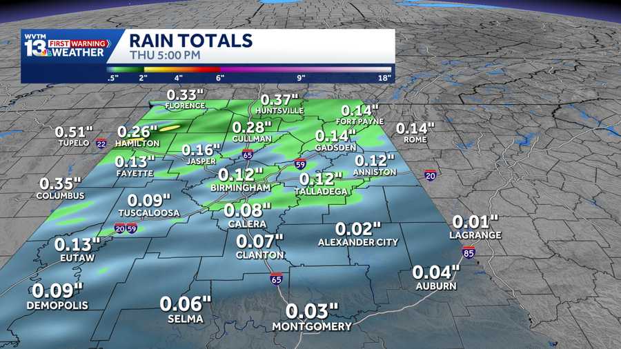 Weekend storms could impact events happening in Alabama