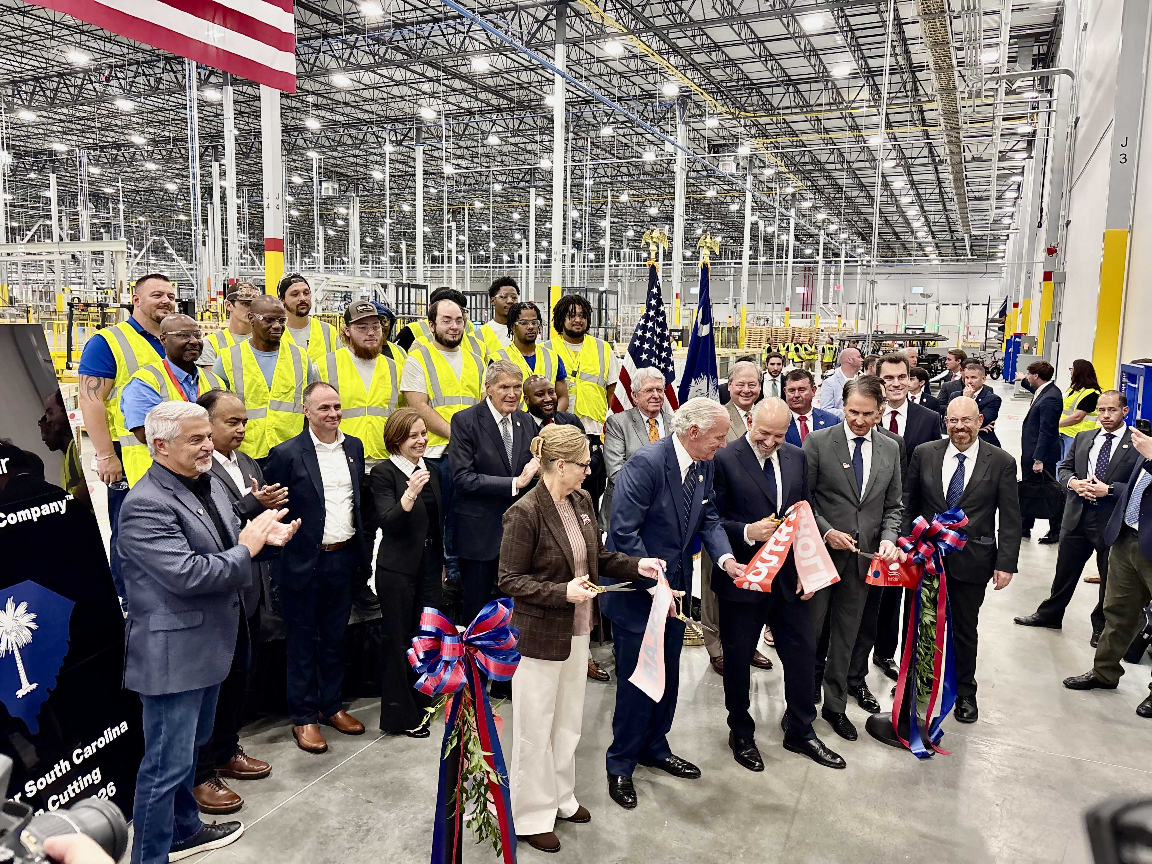 wyff4.com - Brad Broders - First Solar celebrates opening of first phase in Gaffney