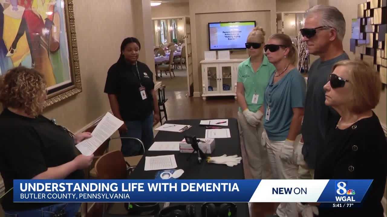 Couple caring for a loved one with dementia participates in 'eye-opening' simulation