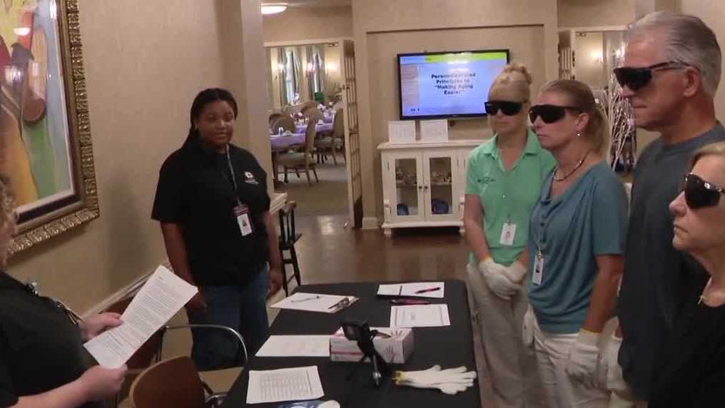 Couple caring for a loved one with dementia participates in 'eye-opening' simulation