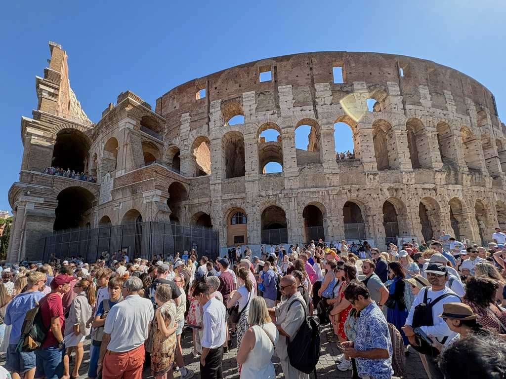 Rome's Colosseum closes for the day after a worker plunges to his death