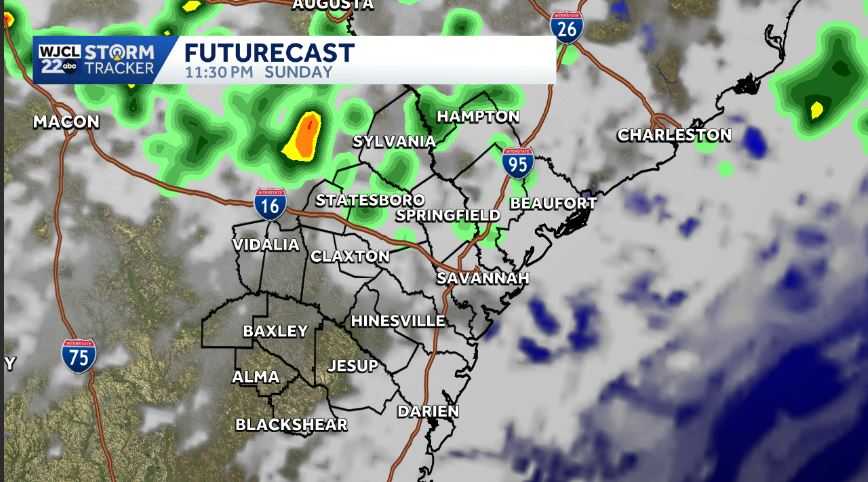 Severe storms possible in Southeast Georgia and the Lowcountry today - WJCL