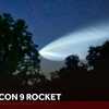 SpaceX Falcon 9 rocket launch lights up sky over North Carolina