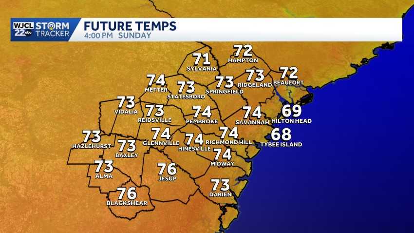 Pleasant weather across Southeast Georgia and the Lowcountry on Sunday ...