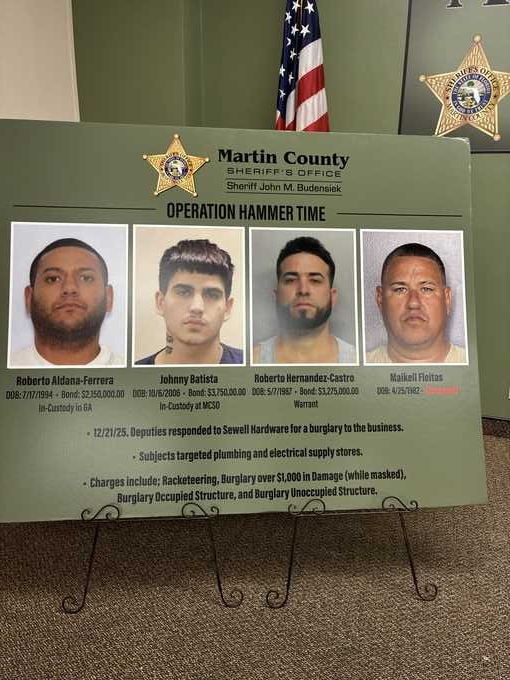 wpbf.com - Angela Rozier - This is a big dent': Four suspects accused in Florida retail theft ring targeting hardware stores