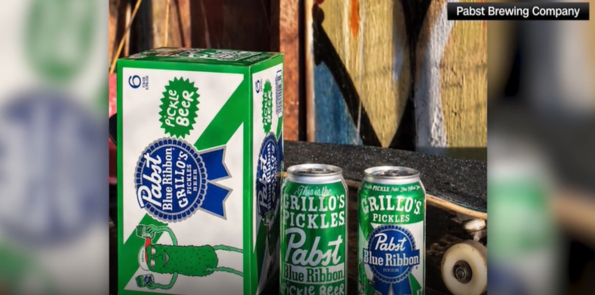 wxii12.com - Carrie Hodgin - Pabst Blue Ribbon's limited-edition 'Pickle Beer' hits stores, plus get the merch