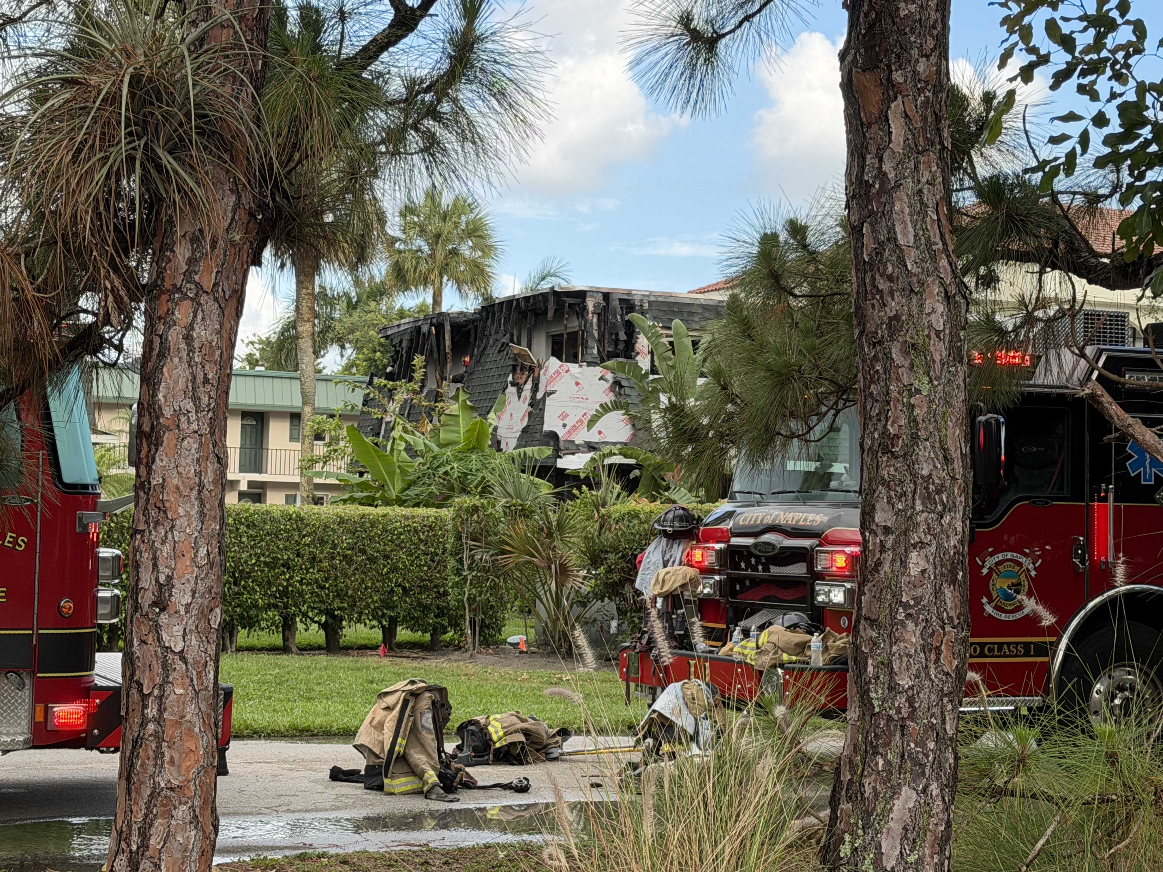 Lightning sparks fire at East Naples duplex | Naples FM Talk