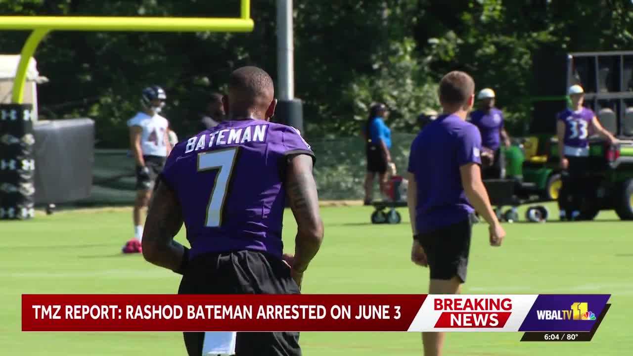 Ravens WR Rashod Bateman arrested in Georgia on family violence charges after allegedly smashing car windows with 3-month-old inside; team says it's cooperating