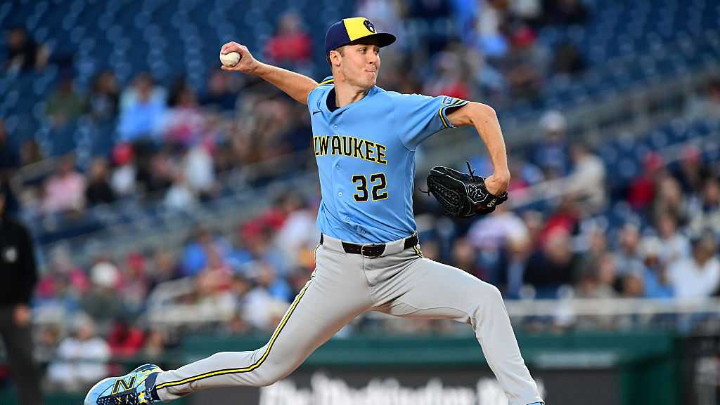 Brewers' Misiorowski leaves start vs. Nationals early due to injury