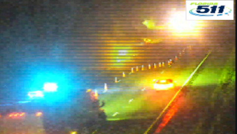 Semi-truck driver dies after crash caused by debris on I-95, FHP says