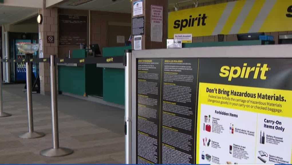 'We're still surviving:' Local airport works to find new airline after Spirit shutdown