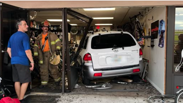 SUV crashes into Bikes Plus in Jensen Beach, damaging inventory and storefront