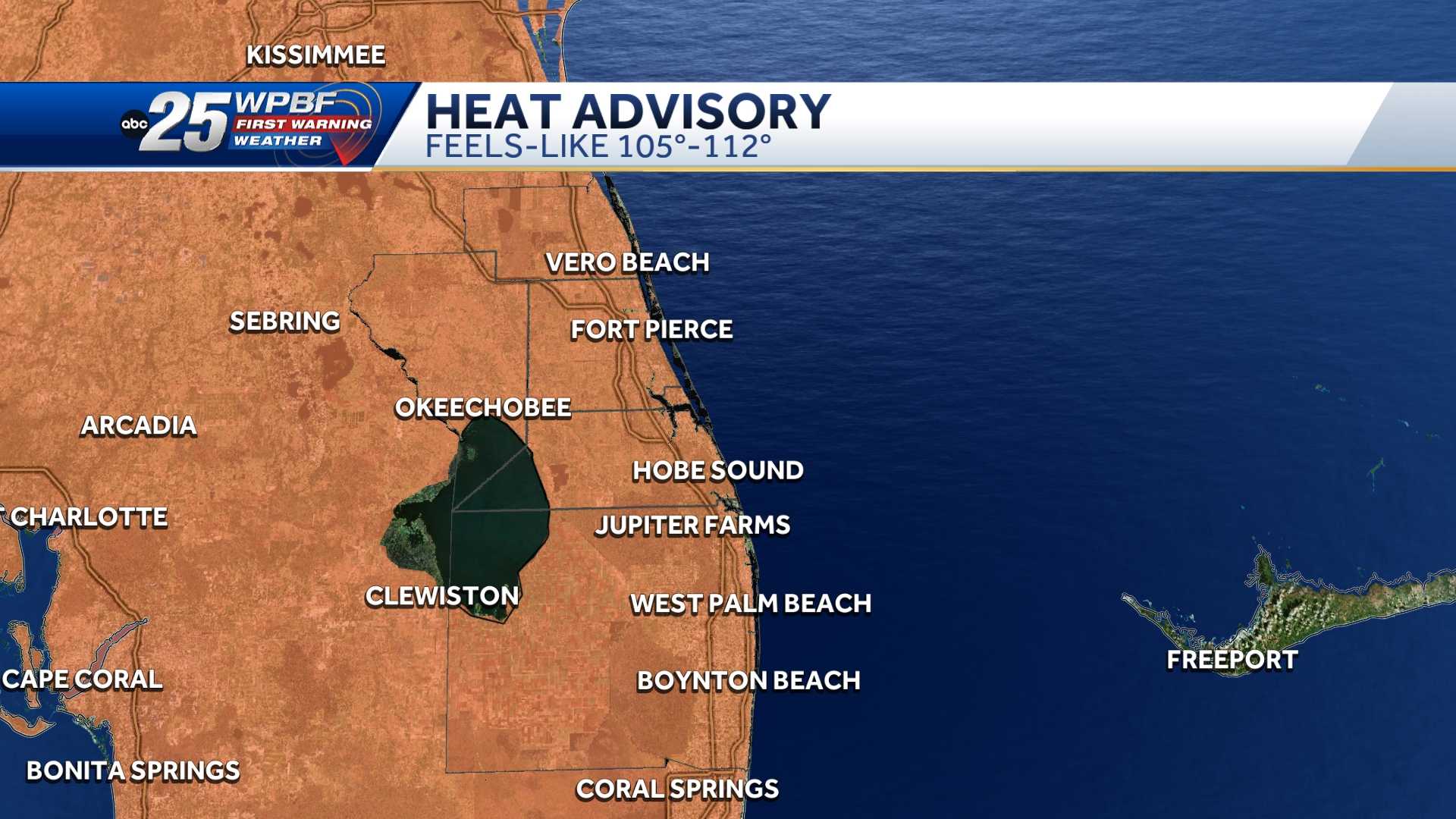 Heat advisory issued for Palm Beaches and Treasure Coast Thursday