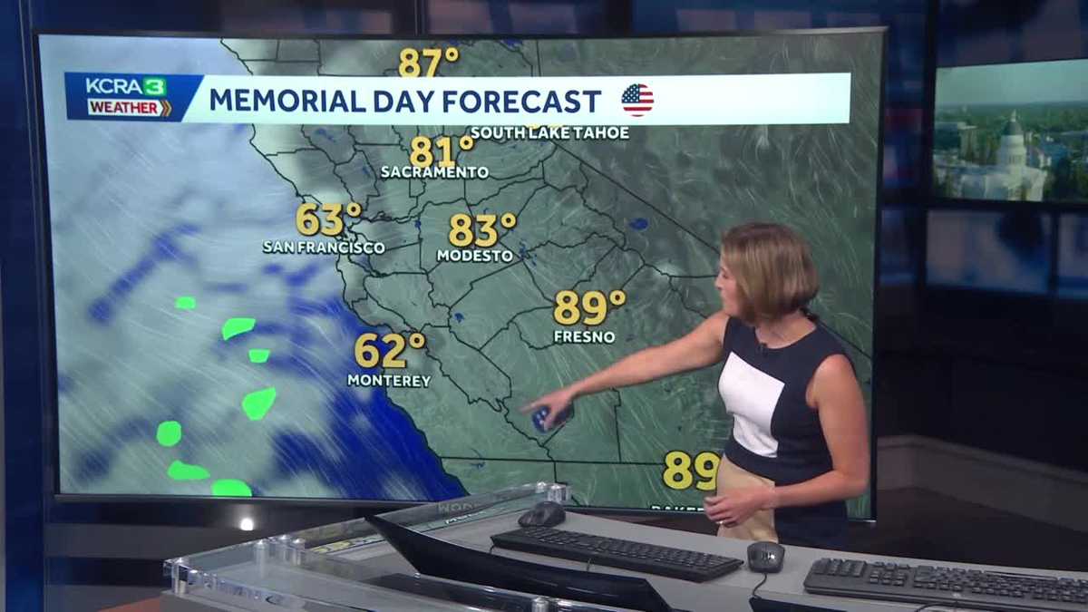 Here's the Memorial Day weekend forecast for California