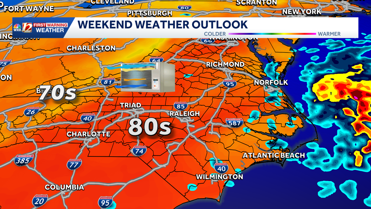 What are you weekend plans? | Less humid for the last weekend of spring in North Carolina