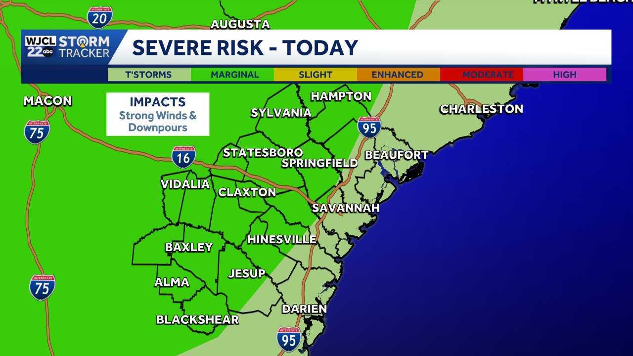 Savannah: Tracking thunderstorms - WJCL