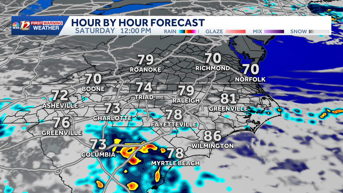 Better-feeling Triad weather this weekend | Rain chance for some