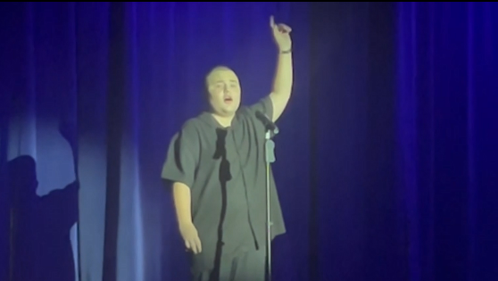 News We Love: Teenager overcomes speech disorder, performs in packed auditorium