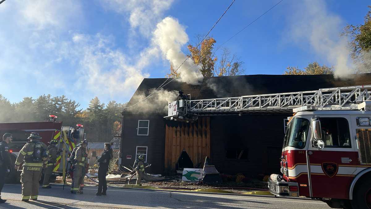 Crews battle fire on Dover Road in Epsom