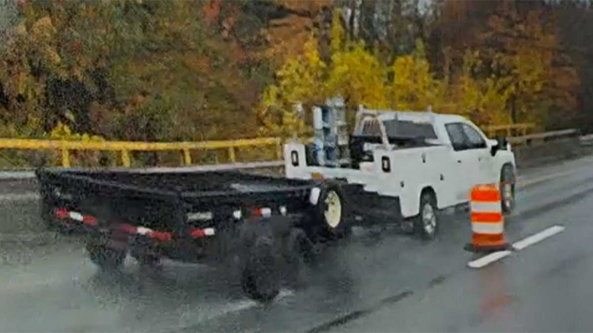 Police share photo of suspect vehicle in Pittsfield construction zone hit-and-run