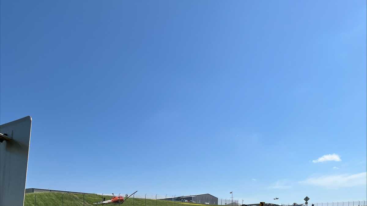 2 people taken to the hospital after incident involving helicopter at Lee's Summit Airport