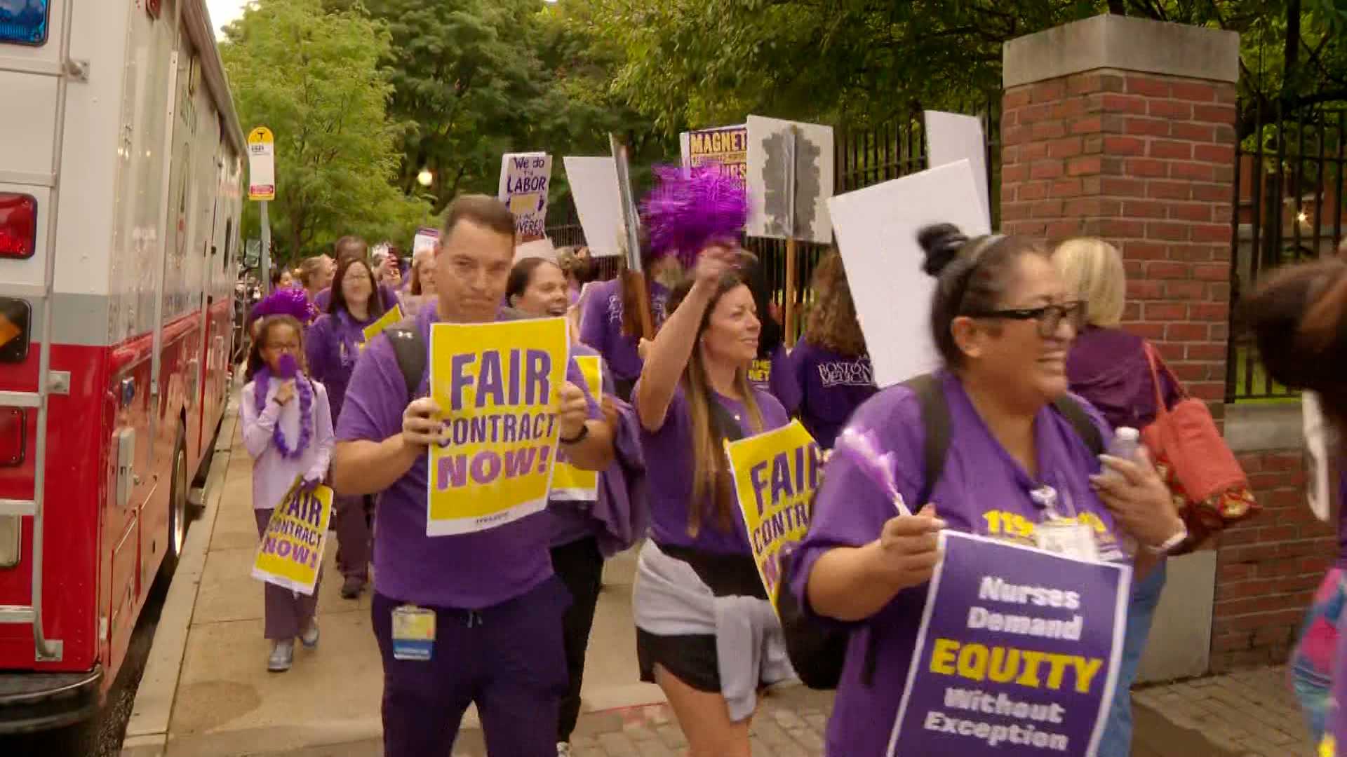wcvb.com - Tim Nazzaro - Boston Medical Center nurses vote to authorize 3-day strike