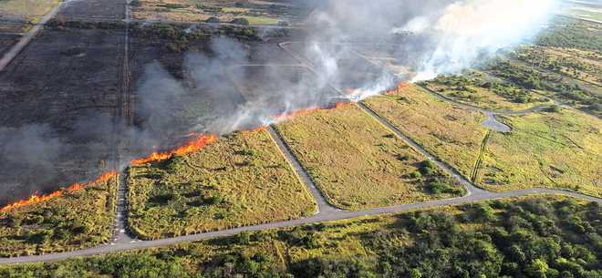 Fire at The Compound in Palm Bay reignites