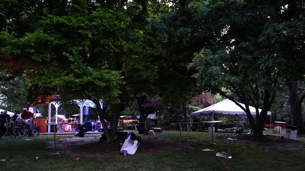 At least 12 people shot at an Ohio festival and a search for suspects is still ongoing