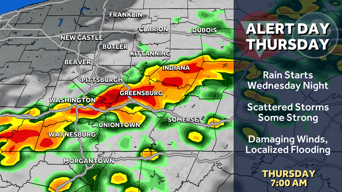 Severe Weather Alert Day Thursday AM for flooding, severe weather ...