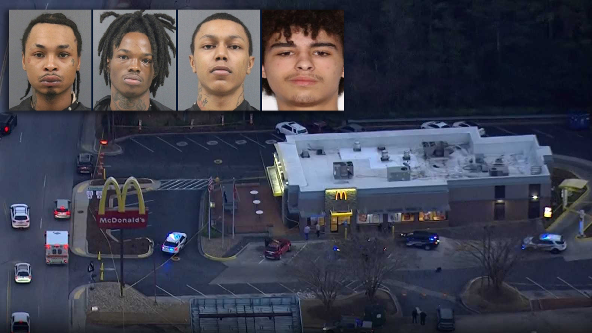 Fourth suspect in Upstate McDonald's shooting arrested in Virginia; Another remains at large