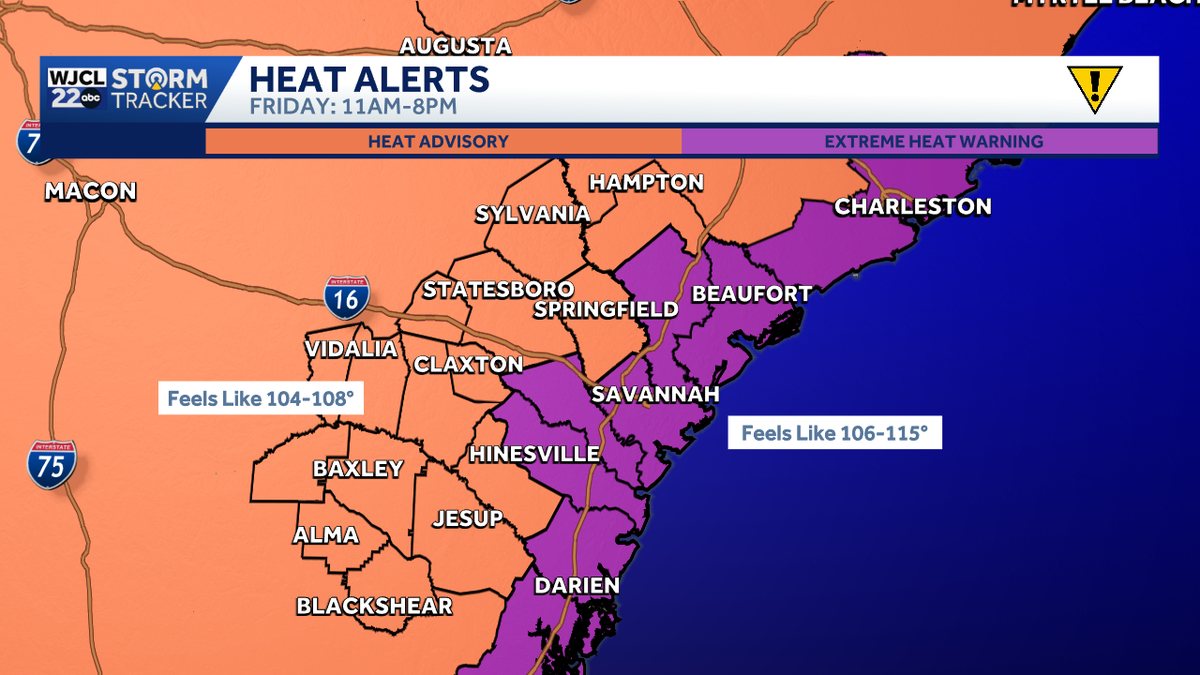 Dangerous heat and humidity will last through next week