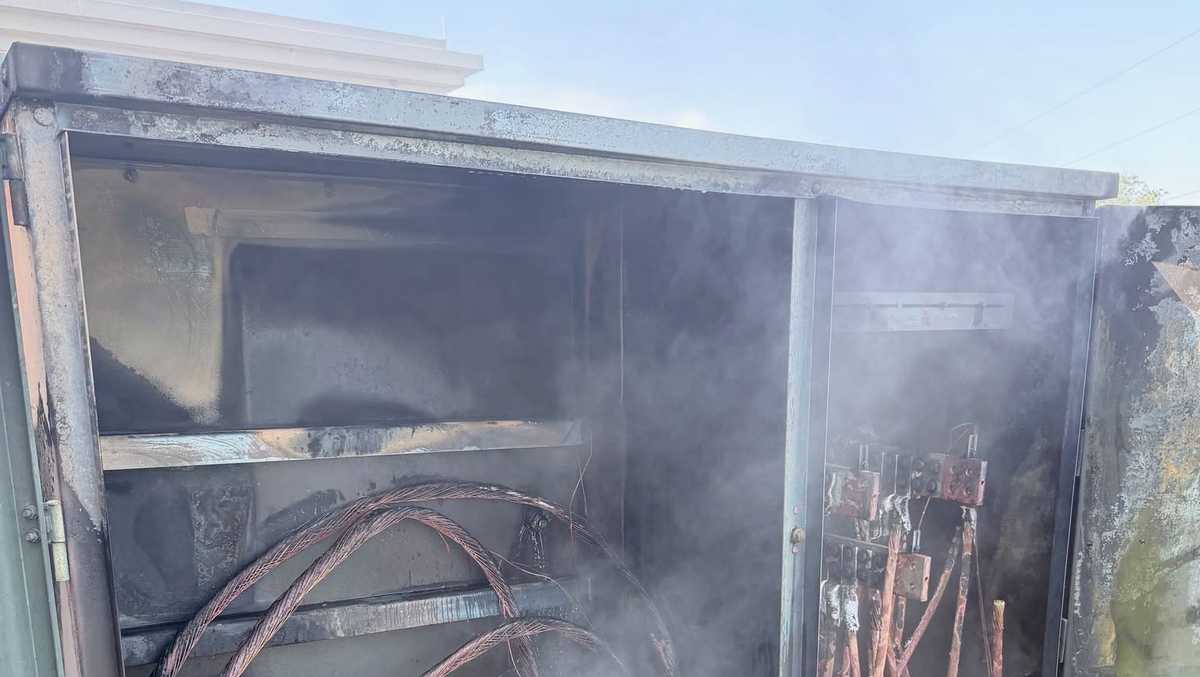 South Plaquemines High School transformer catches fire