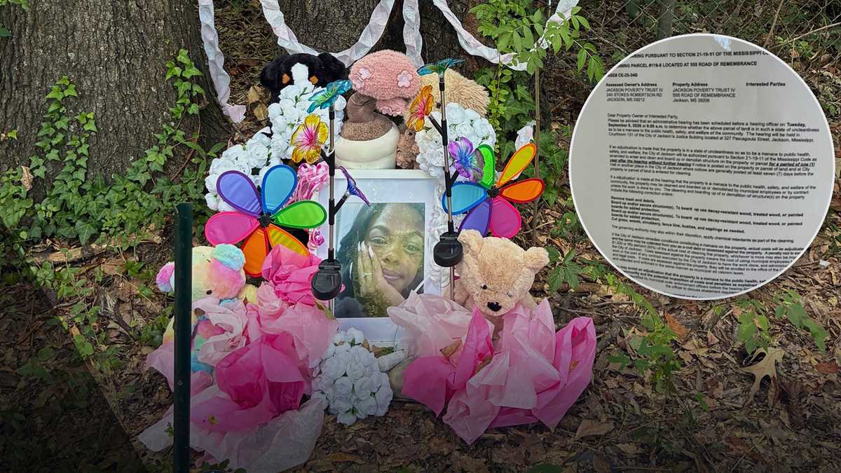 Memorial grows at site where Tasia Fortune was found