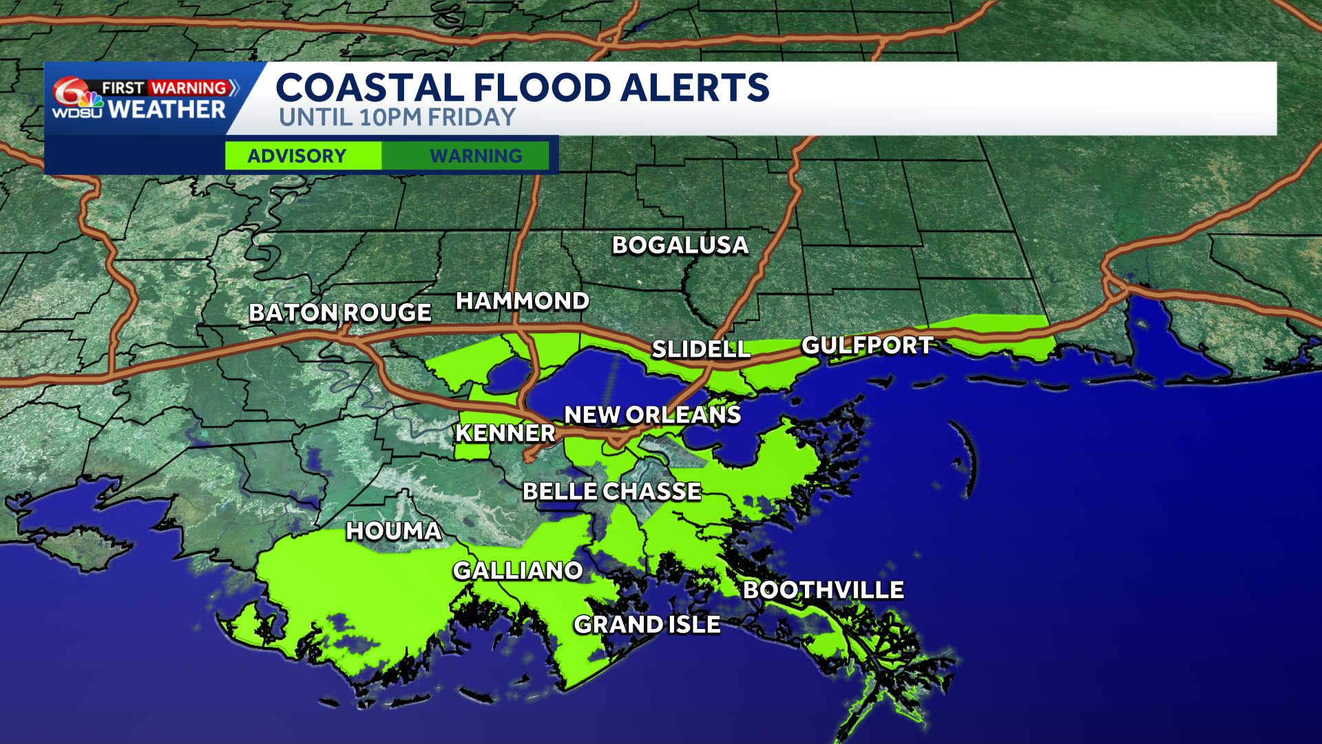 Tropical moisture will lead to rain chances through the weekend - WDSU