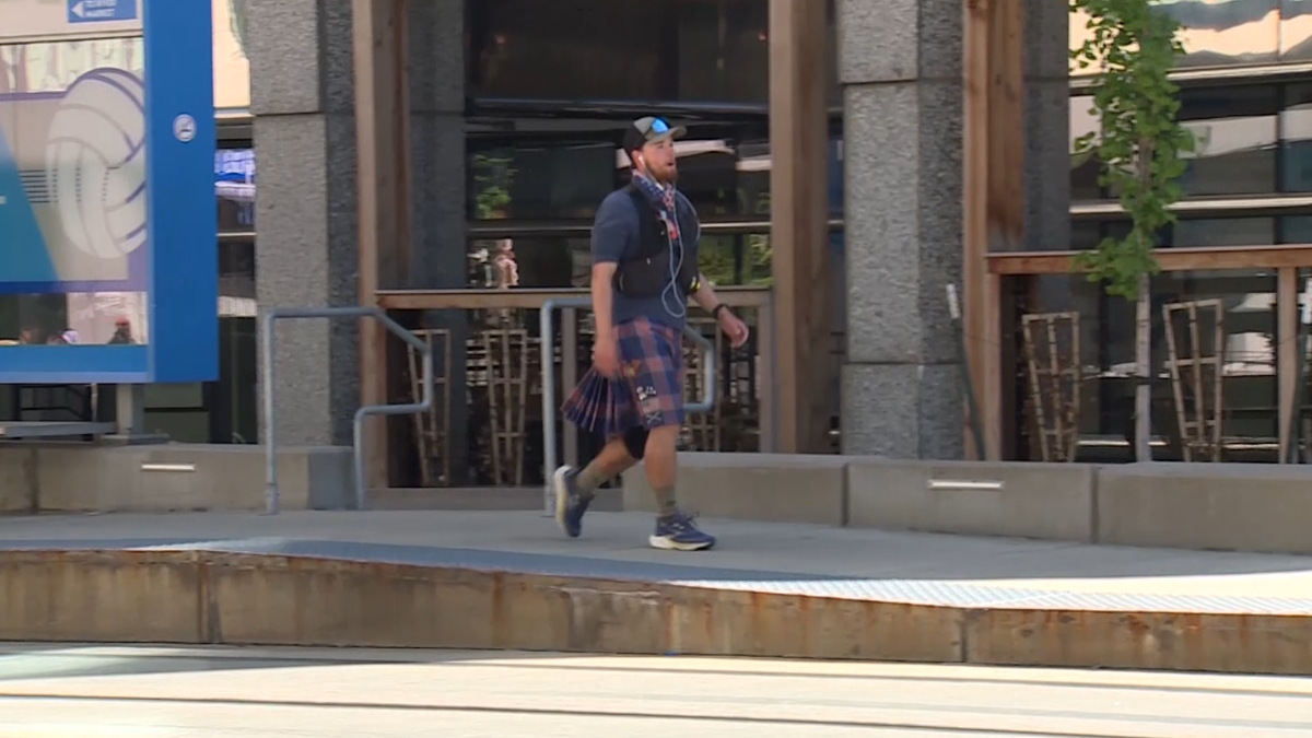 Scottish superfan walking across country to Boston in kilt to raise money for men's mental health