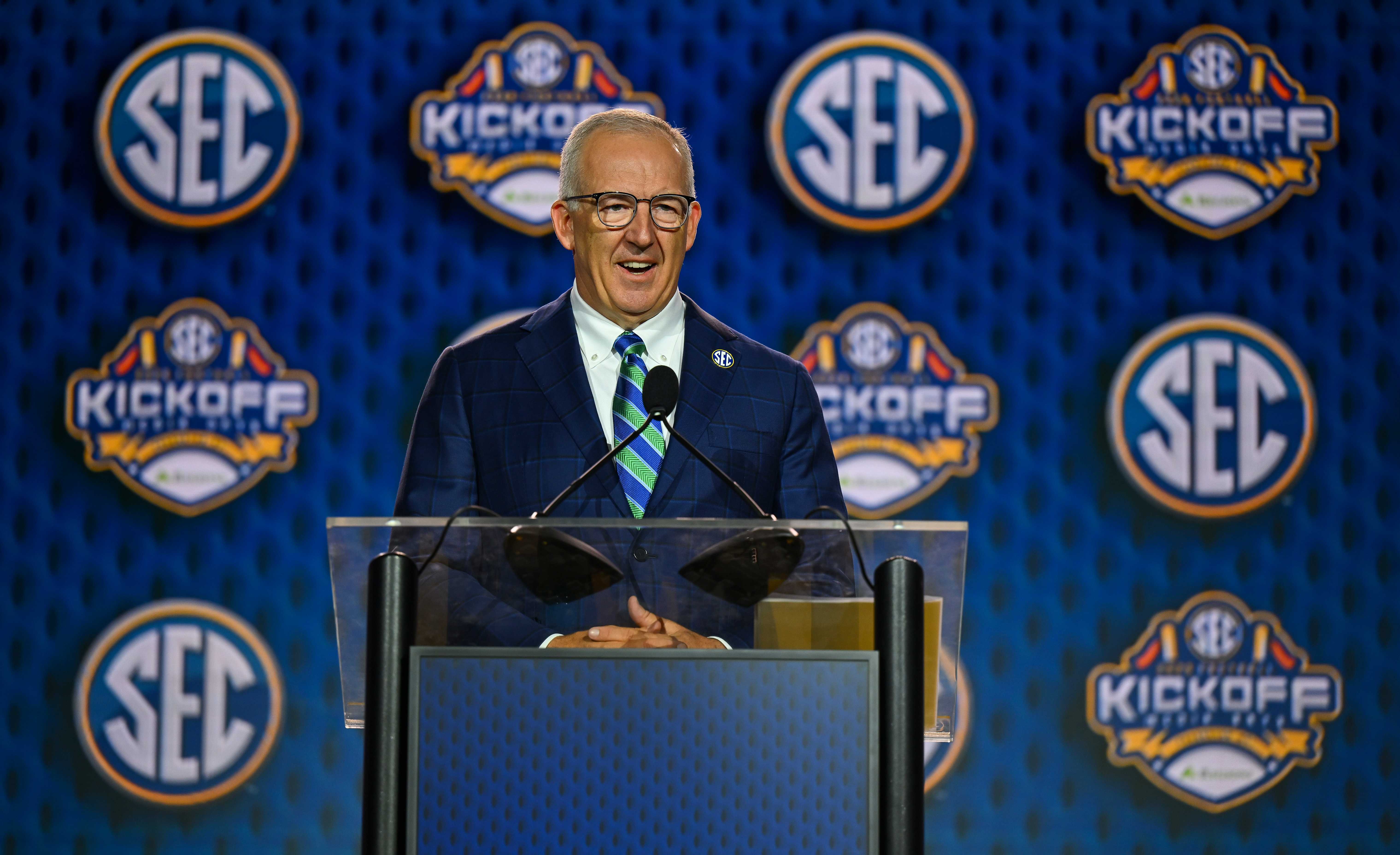 WATCH: Head coaches address the college football season ahead at SEC Media Days 2026