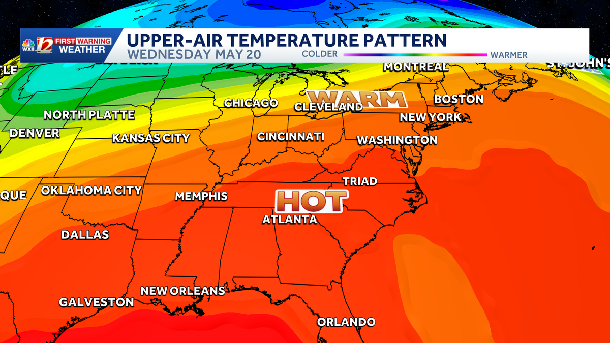 High temperatures continue Tuesday