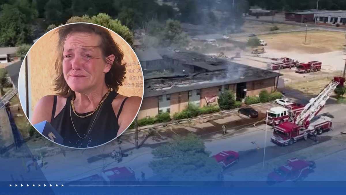 'I just want to have a home again': Fire displaces dozens who rebuilt their lives after homelessness