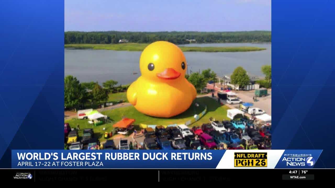 World's largest rubber duck to return to Pittsburgh ahead of 2026