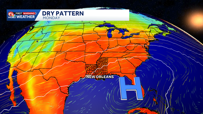 Warm and breezy on Sunday with patchy morning fog possible
