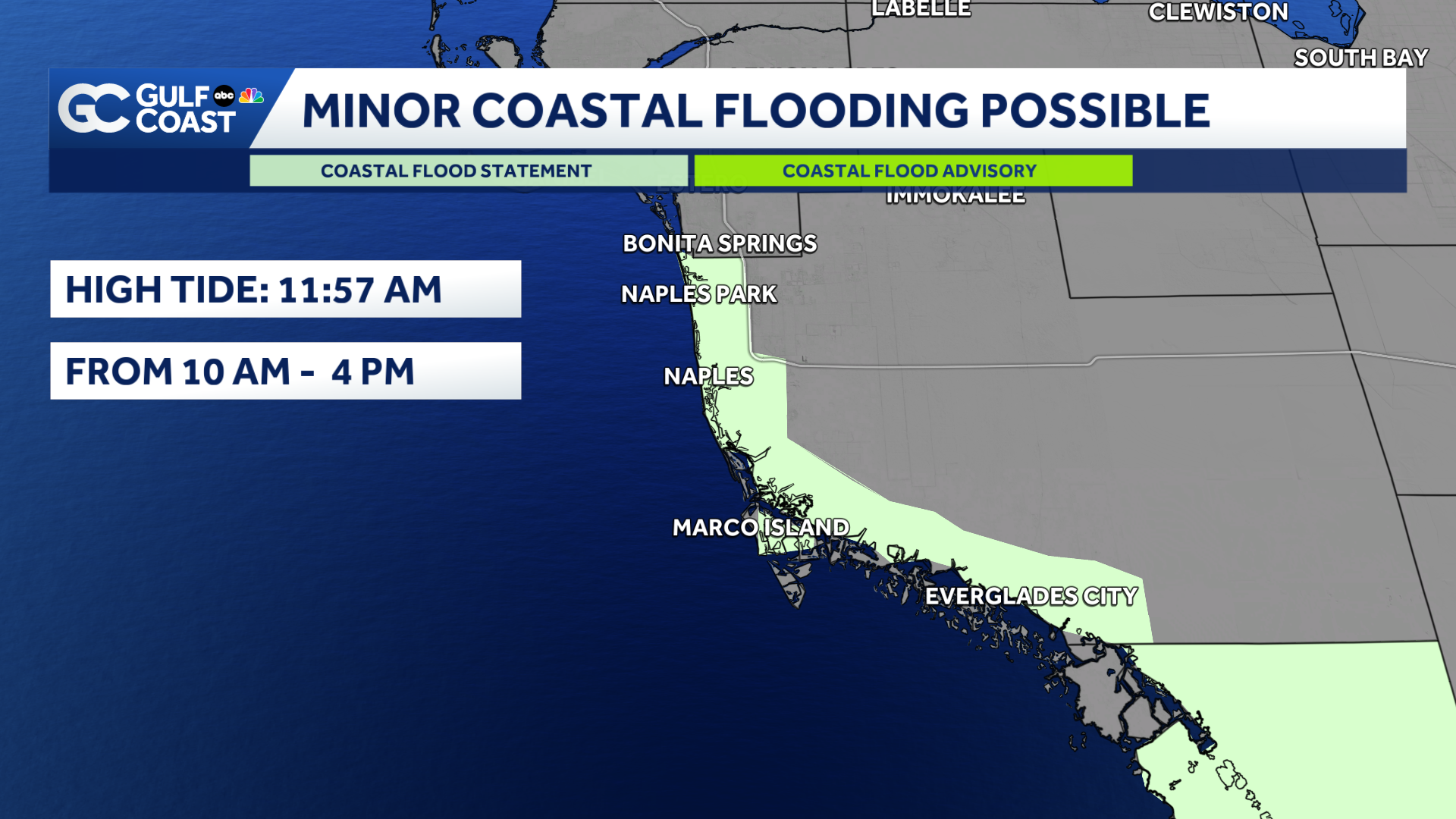 Lower rain chance for the Gulf Coast on Sunday - WBBH