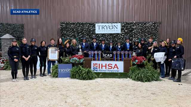 Savannah College of Art and Design equestrian wins another title
